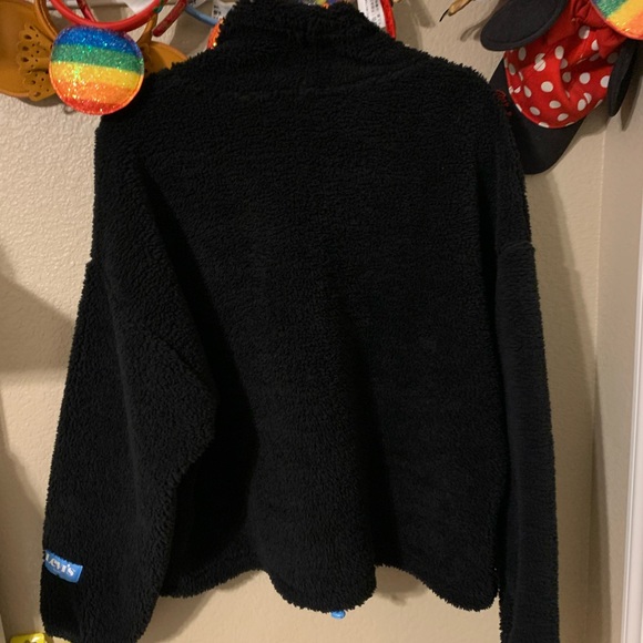 Levi’s black Sherpa pullover - Picture 4 of 4